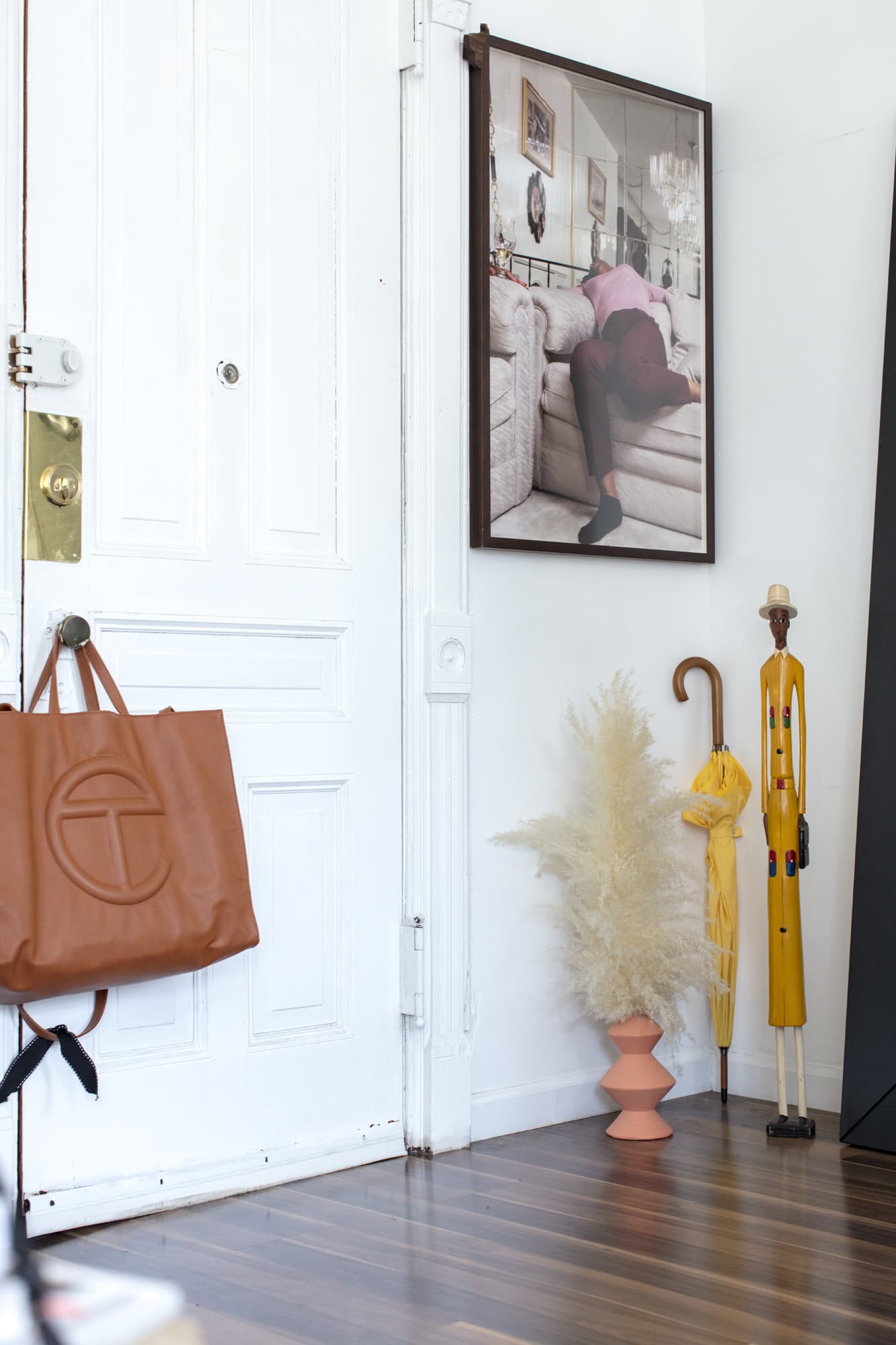 Image showcasing Small Studio Apartment Filled With Bold Art Ideas | Apartment Therapy